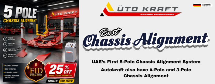 UAE’s First 5-Pole Chassis Alignment System by Autokraft UAE