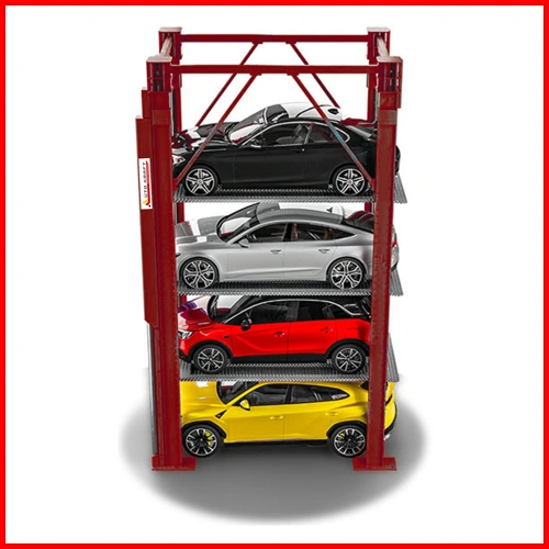AK24P Four-post quad stacker Parking Lift