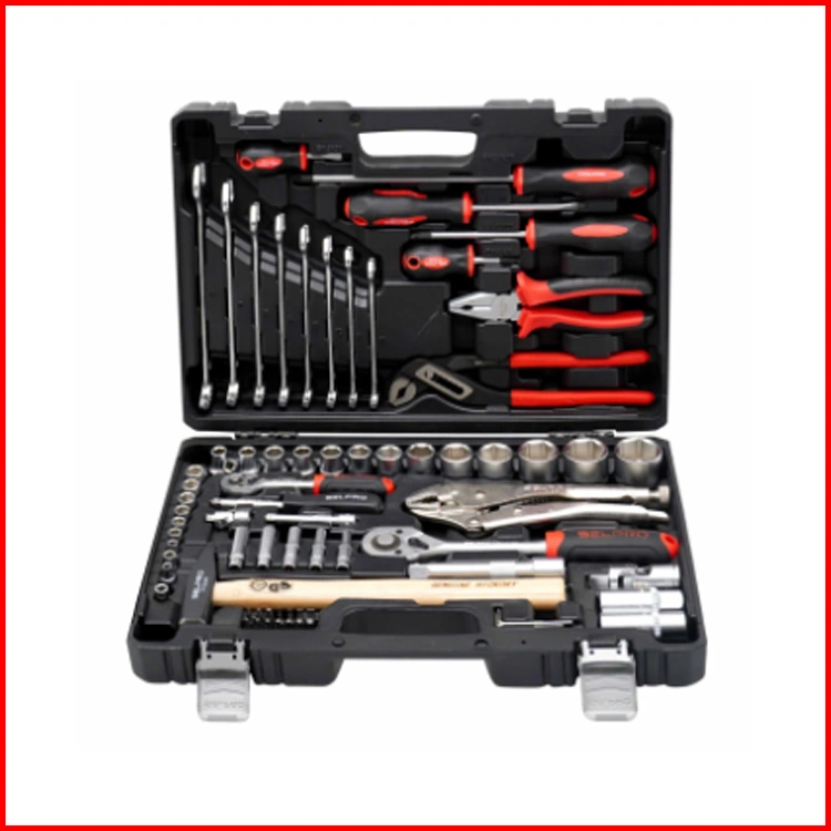 Selpro 72 Pcs 1/4" & 1/2" Dr. Socket Set