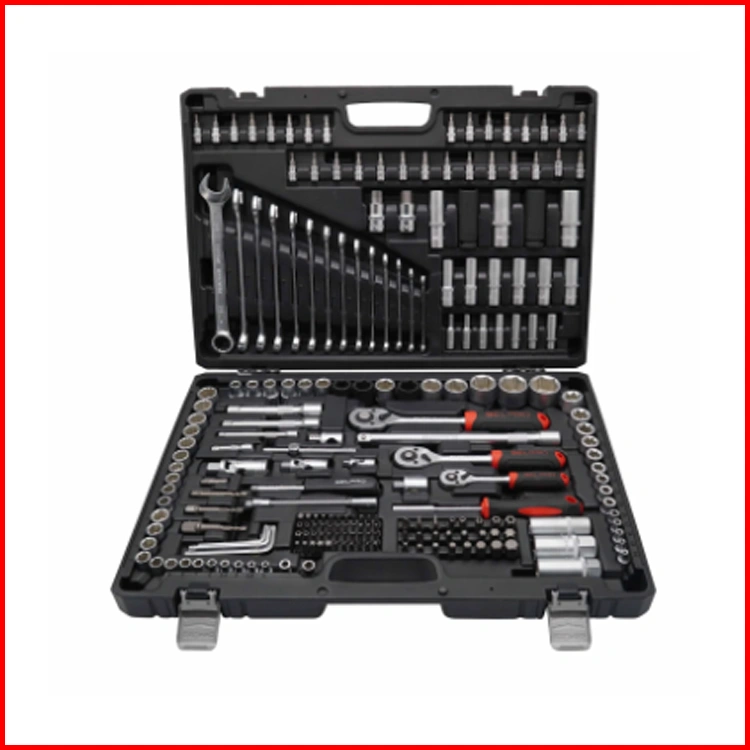Selpro 222 Pcs 1/4" & 3/8" & 1/2" & Dr. Socket Set